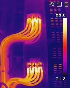 armoir electrique detection thermique