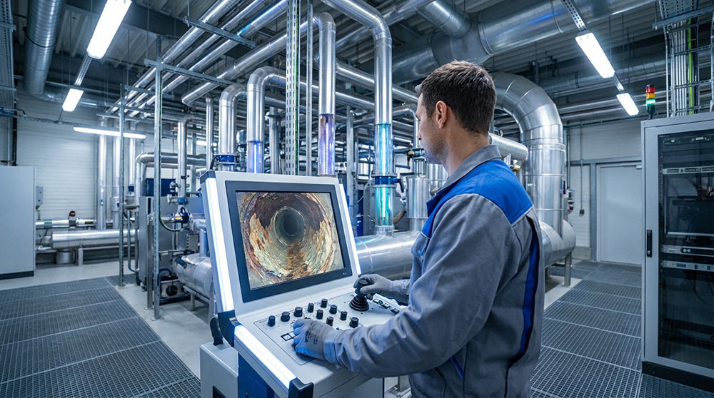 inspection pipe sans arret de production