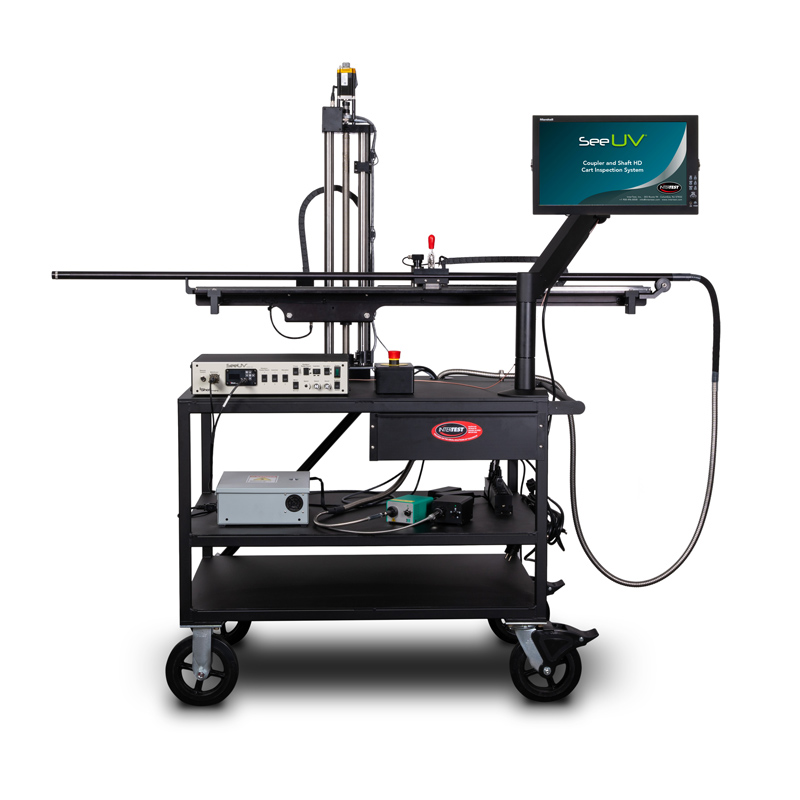 systeme d'inspection UV pour arbres et accouplements aéronautiques